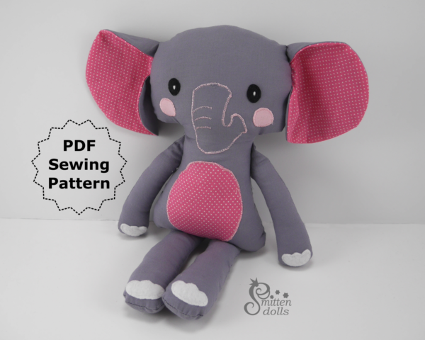 easy elephant sewing pattern