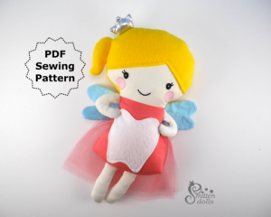 Tooth Fairy Doll - Slanted View
