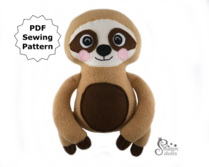 Sloth Pattern Front View